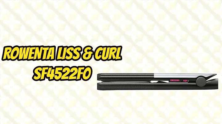 Plancha de pelo- Rowenta Liss & Curl SF4522F0-Vídeo de presentación
