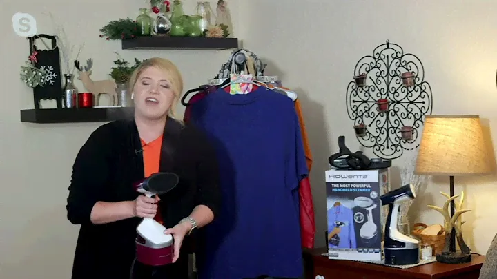 Rowenta 1600W Handheld Cordreel Steamer w/ Accessories on QVC